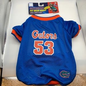 Pets First Florida Gators Collegiate Pet Mesh Jersey Gators #53 Size Medium